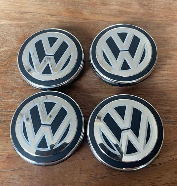 Nieuwe 56mm Volkswagen Naafdoppen (Set van 4), Auto diversen, Ophalen of Verzenden, Zo goed als nieuw