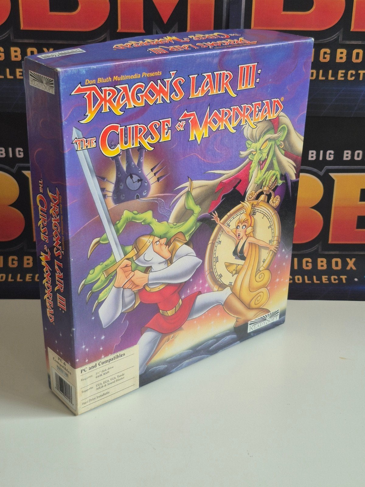 Dragon’s Lair III The Curse of Mordread big box PC, Spelcomputers en Games, Games | Pc, Gebruikt, Verzenden, 1 speler, Role Playing Game (Rpg)