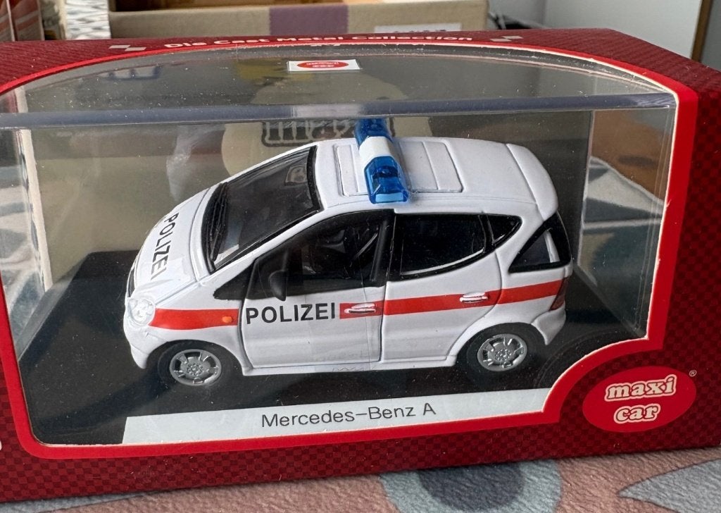 Maxi Car Mercedes A Classe POLIZEI Oostenrijk, Ophalen of Verzenden, Nieuw, Auto, Overige merken