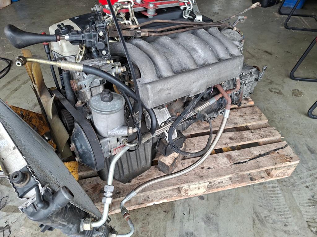 Mercedes-Benz 300TD motor OM606 met 5 gang versnellingsbak, Auto-onderdelen, Gebruikt, Mercedes-Benz, Info@g-wagen.nl, Ophalen of Verzenden