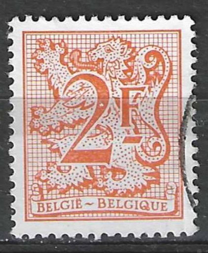 Belgie 1978 - Yvert 1898 /OBP 1903P7 - Cijfer op leeuw (ST), Verzenden, Gestempeld