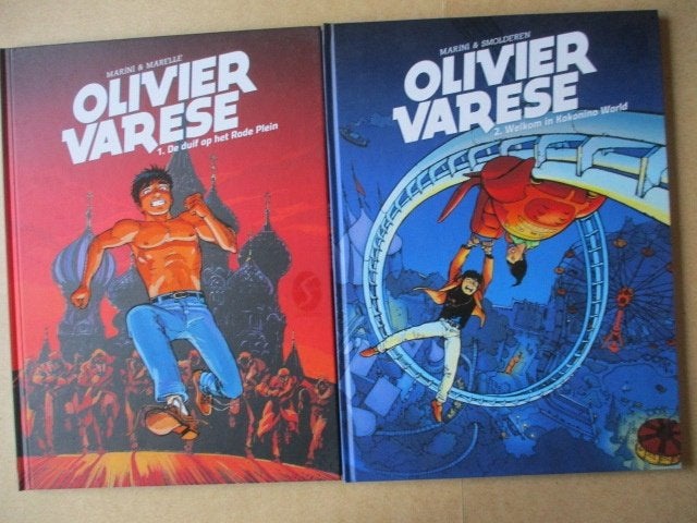 w0233 olivier varese 1 t/m 4 hc, Meerdere stripboeken, Ophalen, Gelezen