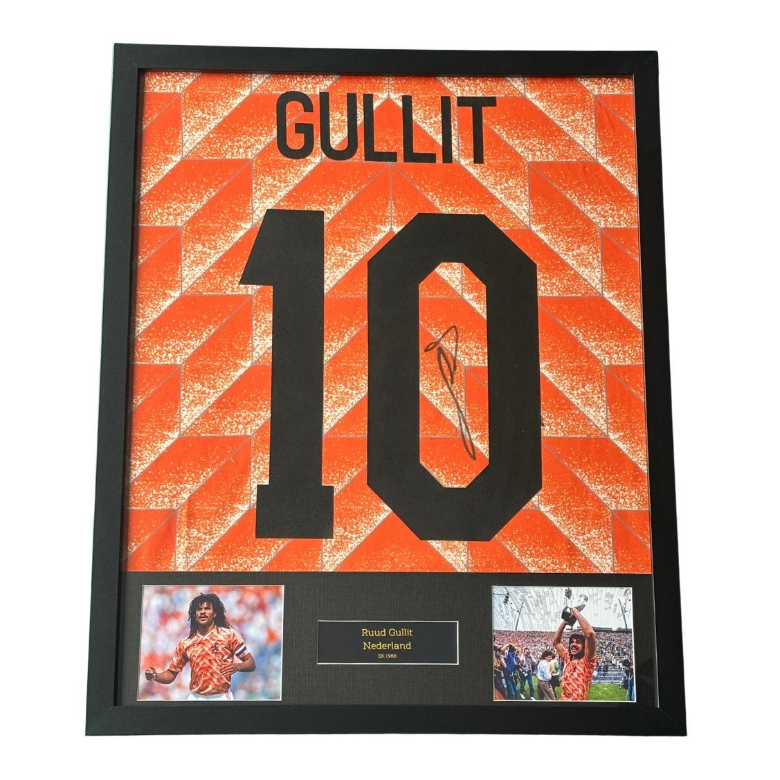 Ruud Gullit gesigneerd Nederland EK 1988 thuisshirt, Shirt, Verzenden, Overige binnenlandse clubs, 1695 CX, 28