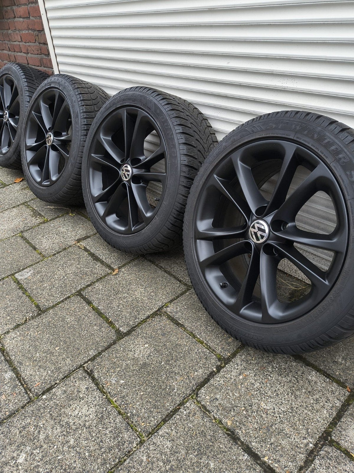 Vw velgen 17 inch banden golf 5 6 7 caddy passat r 5x112 gt, Ophalen, Overige, Gebruikt, Overige