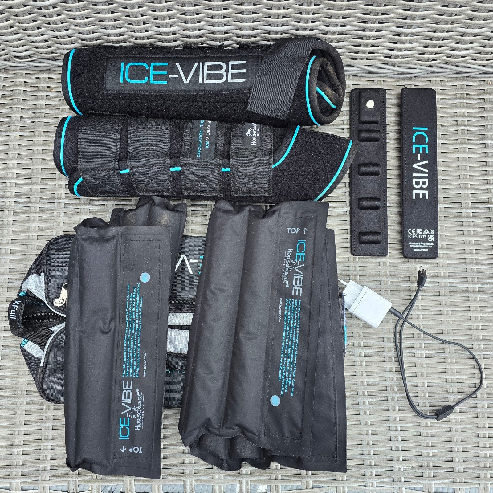 Horseware Ice-Vibe Boots X Full – compleet – zeer goede staa, Dieren en Toebehoren, Ophalen, Full