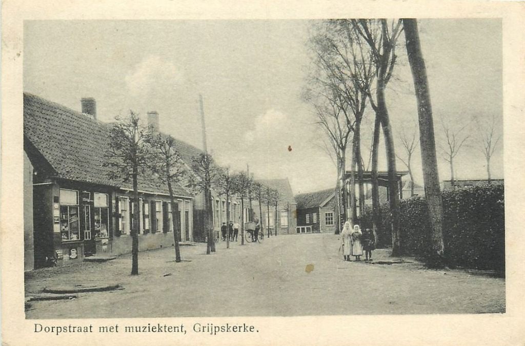 701-245-023 Grijpskerke Dorpstraat, Verzamelen, Ophalen of Verzenden, Voor 1920, Zeeland