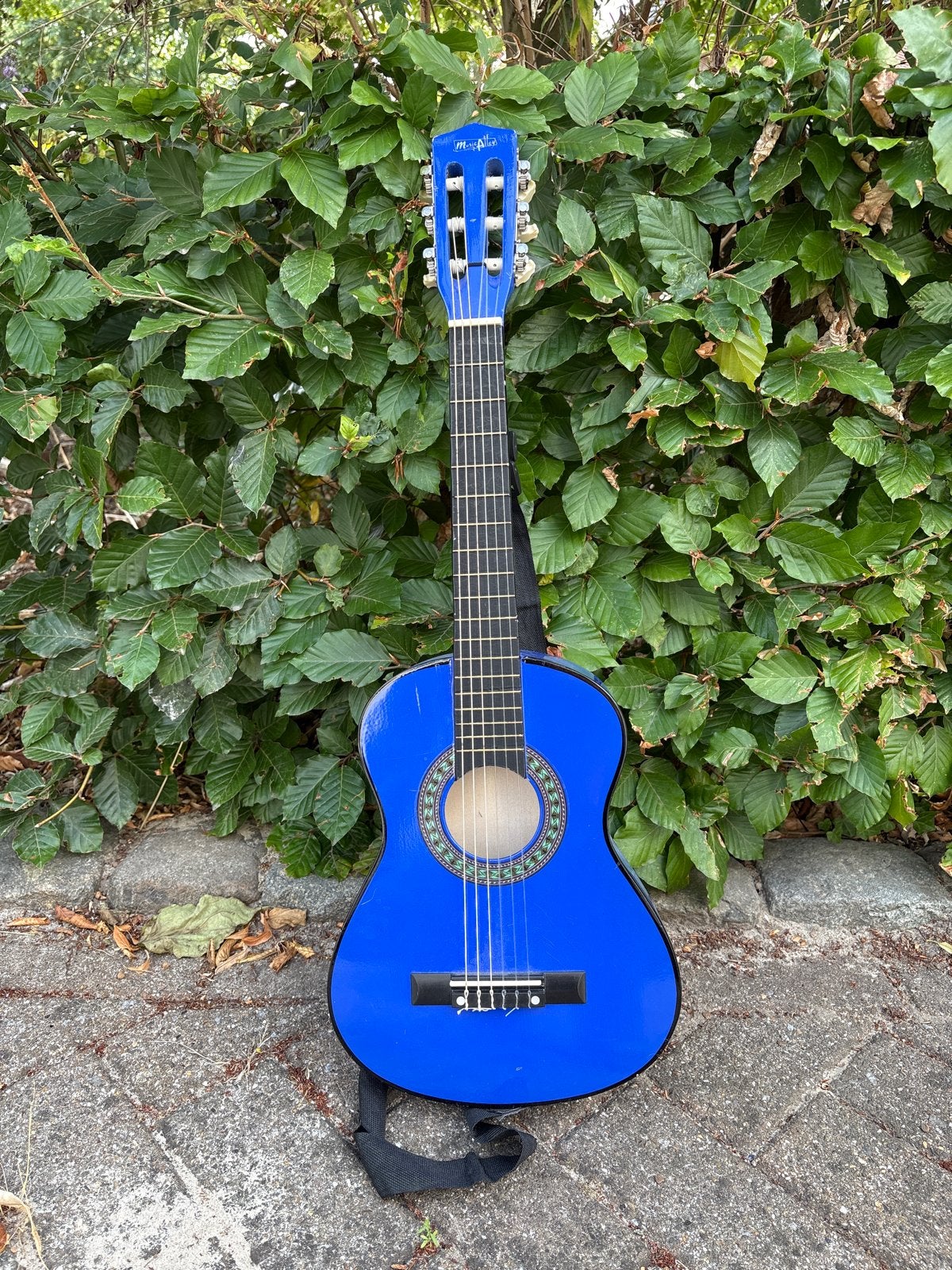 Music Alley Kinder Gitaar - Blauw, Muziek en Instrumenten, Snaarinstrumenten | Gitaren | Akoestisch, Ophalen, Gebruikt, Klassieke of Spaanse gitaar