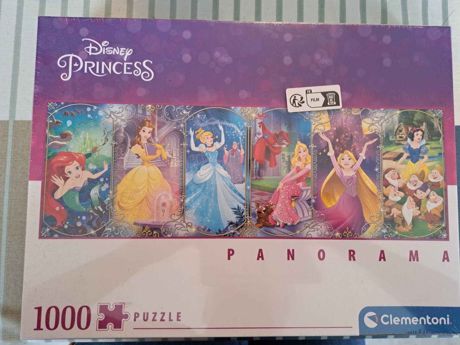 Disney Princess Panorama Puzzel 1000 stukjes Clementoni, Ophalen, 500 t/m 1500 stukjes, Nieuw