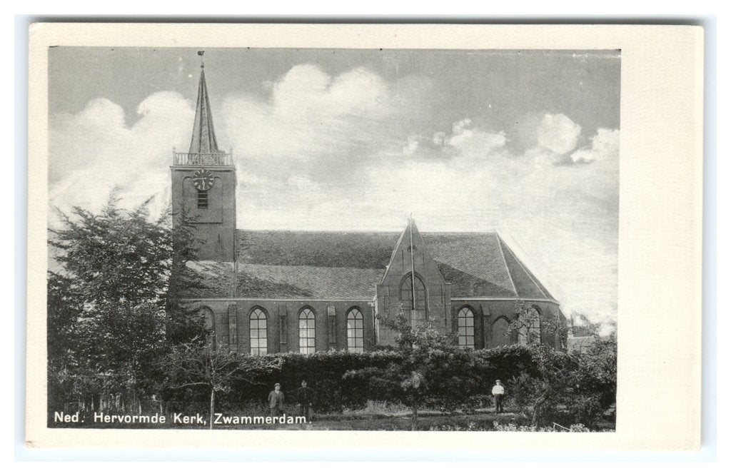 Zwammerdam, Ned. Hervormde Kerk, Verzamelen, Ophalen of Verzenden, 1940 tot 1960, Ongelopen, Zuid-Holland