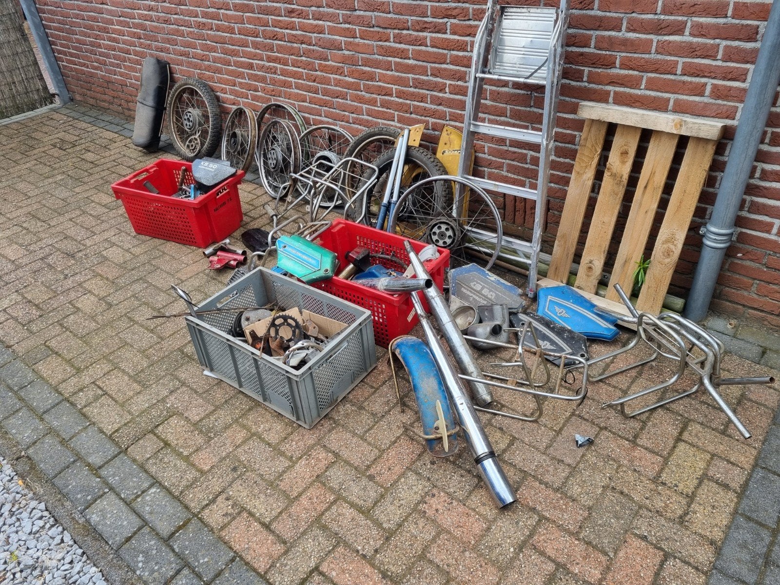 Te koop restant zundapp onderdelen, Ophalen, Gebruikt, Overige typen