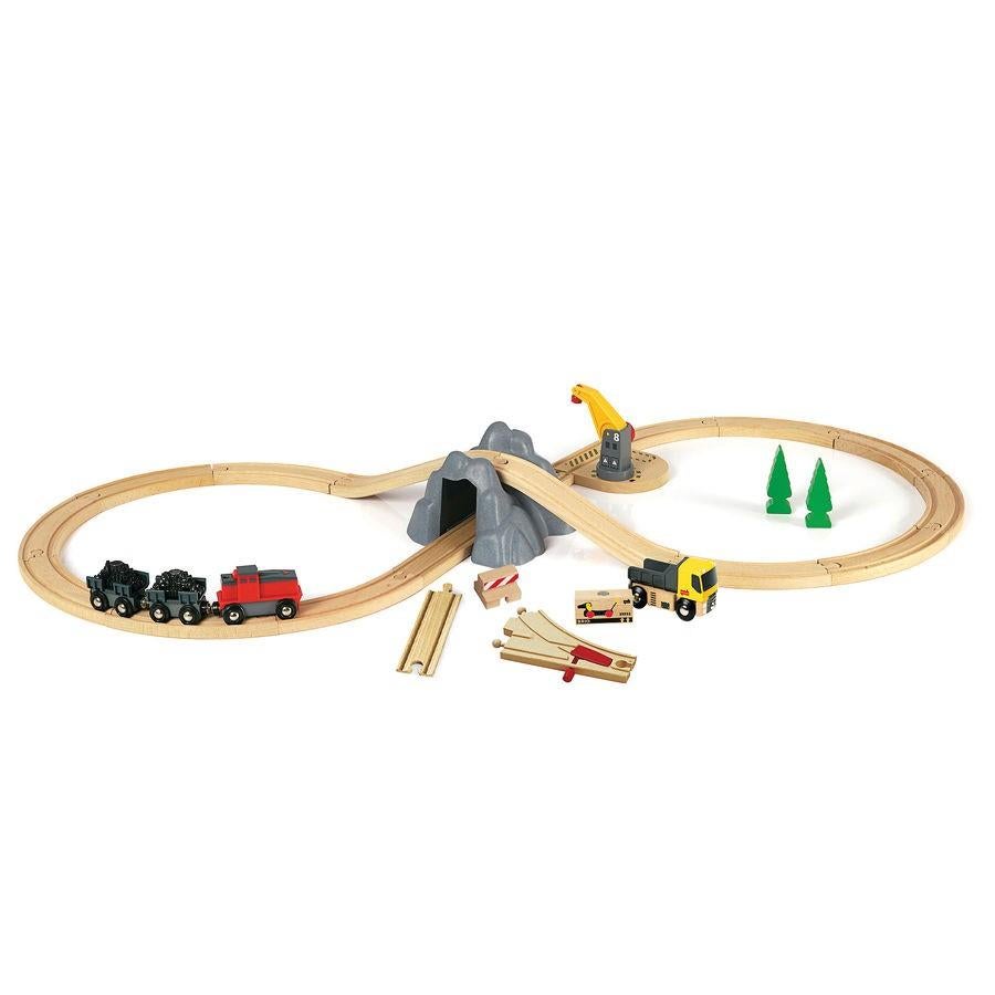 Brio mijnbouw en brandweer set (33167/33344/33815/33749)), Ophalen of Verzenden, Zo goed als nieuw, Duw- of Trekspeelgoed