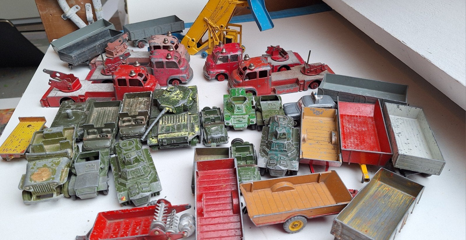 Grote partij Dinky Toys  (voor de loop o, Ophalen of Verzenden, Gebruikt