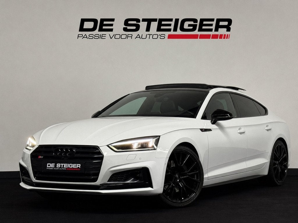 Audi A5 Sportback 3.0 TFSI S5 quattro 3 x S-line Pano ACC Sf, Auto's, Gebruikt, Met garantie (alle), Wit, Bedrijf