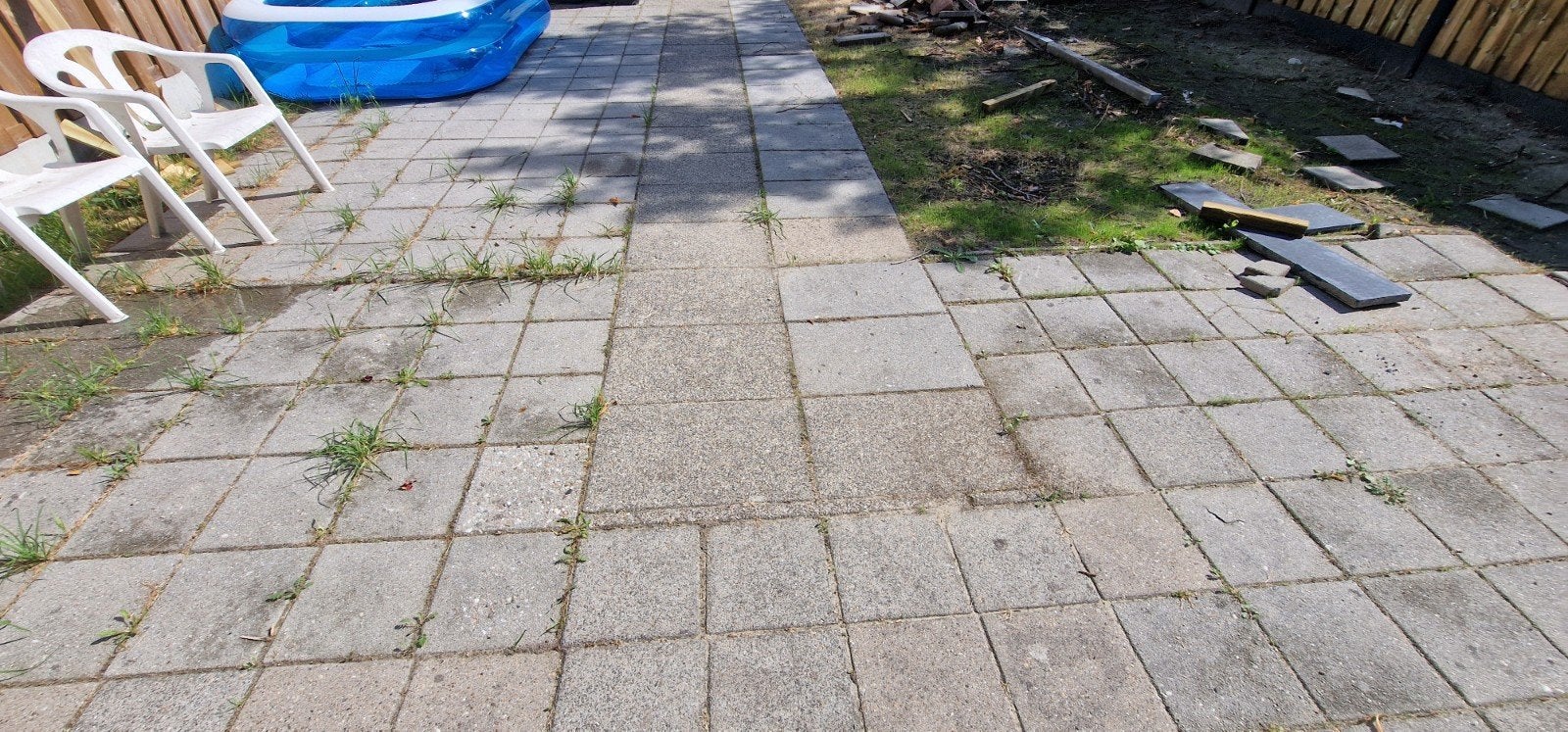 Bergen op Zoom - Gratis: Tegels 30x30 en 60x40, Tuin en Terras, Ophalen, Gebruikt, 10 m² of meer, Beton