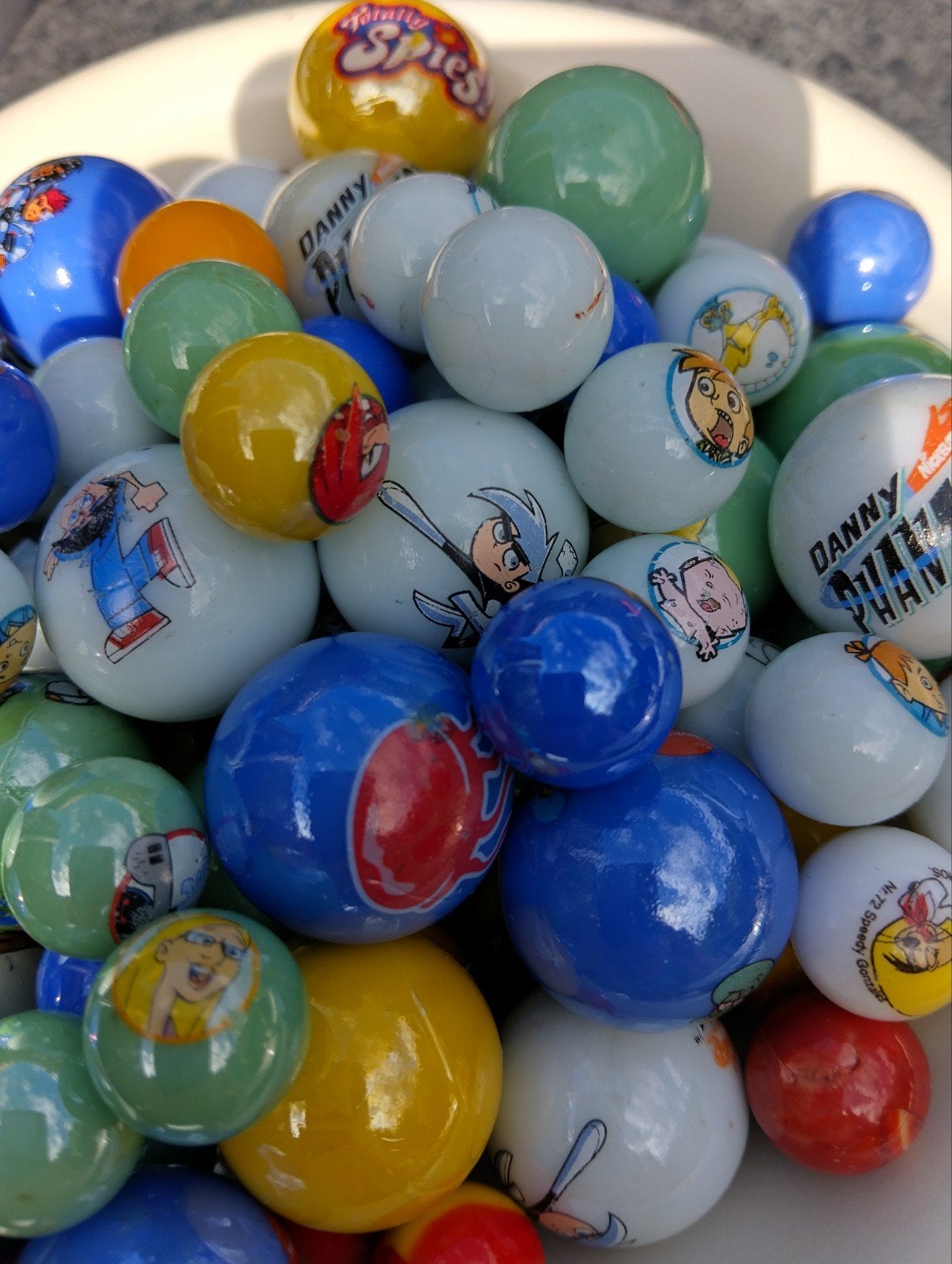 Knikkers van Nickelodeon Vintage - Diverse Figuren, Ophalen, Gebruikt