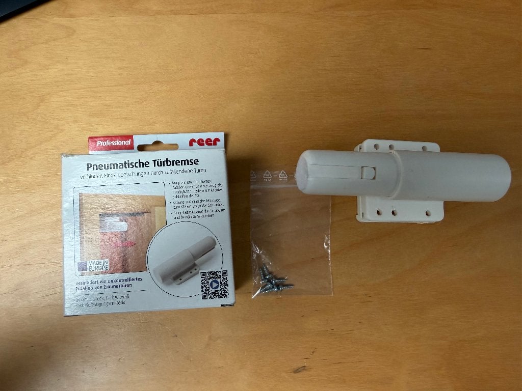 Pneumtische deurstopper Nieuw 4 stuks, Binnen, Nieuw, Ophalen of Verzenden, Wit
