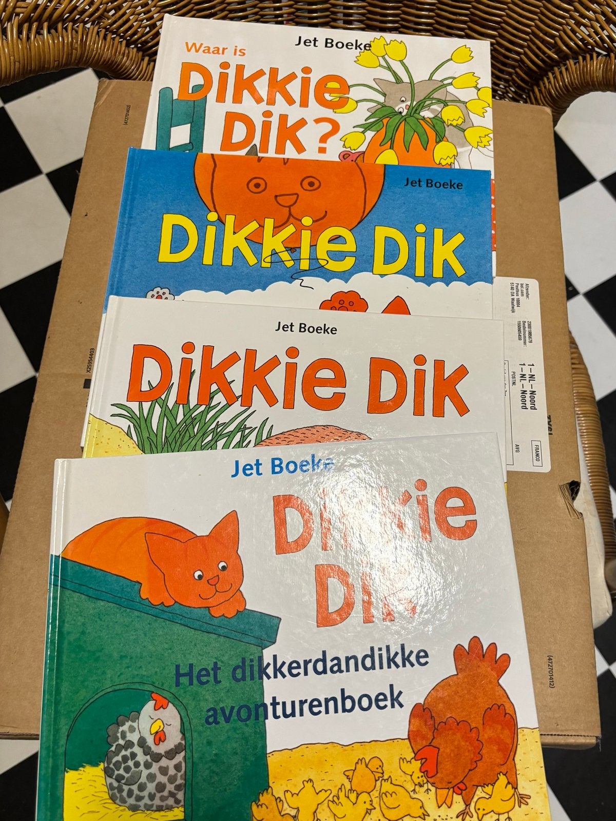 Dikkie Dik Boeken - Set van 4 voorleesboeken, Boeken, Fictie algemeen, Jongen of Meisje, Voorleesboek, 4 jaar