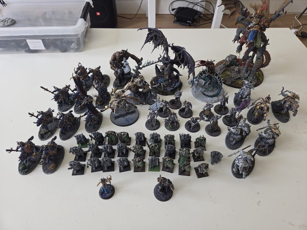 Warhammer AoS Slaves to Darkness army, Hobby en Vrije tijd, Wargaming, Gebruikt, Figuurtje(s), Warhammer, Ophalen of Verzenden