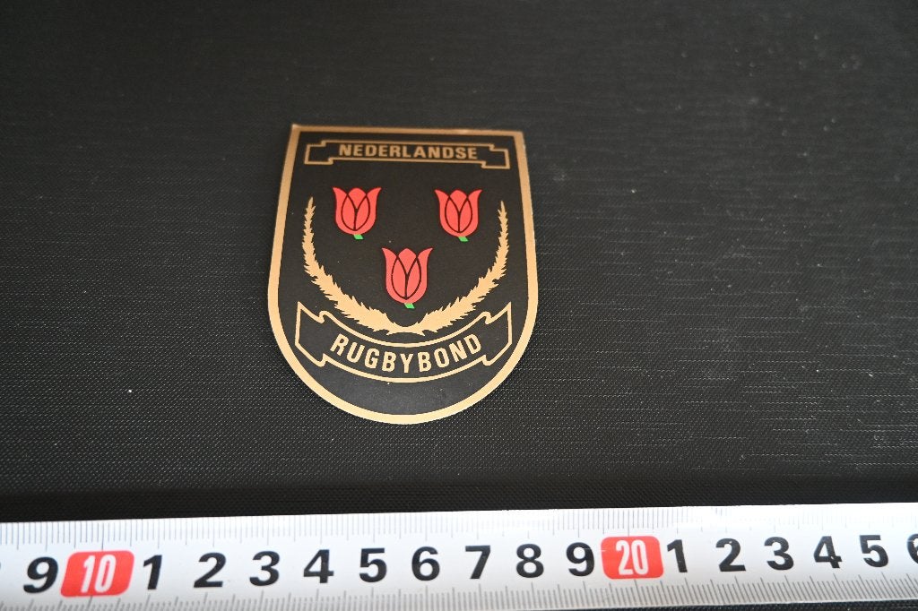 sticker Nederlandse Rugbybond  logo, Ophalen, Zo goed als nieuw