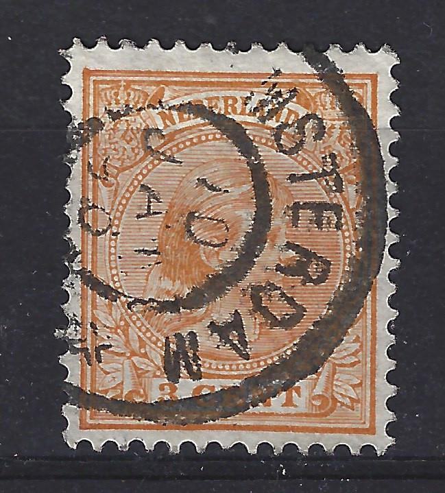 NVPH 34 gebruikt Wilhelmina 1891 : OUD NEDERLAND per stuk, Ophalen of Verzenden, T/m 1940, Gestempeld