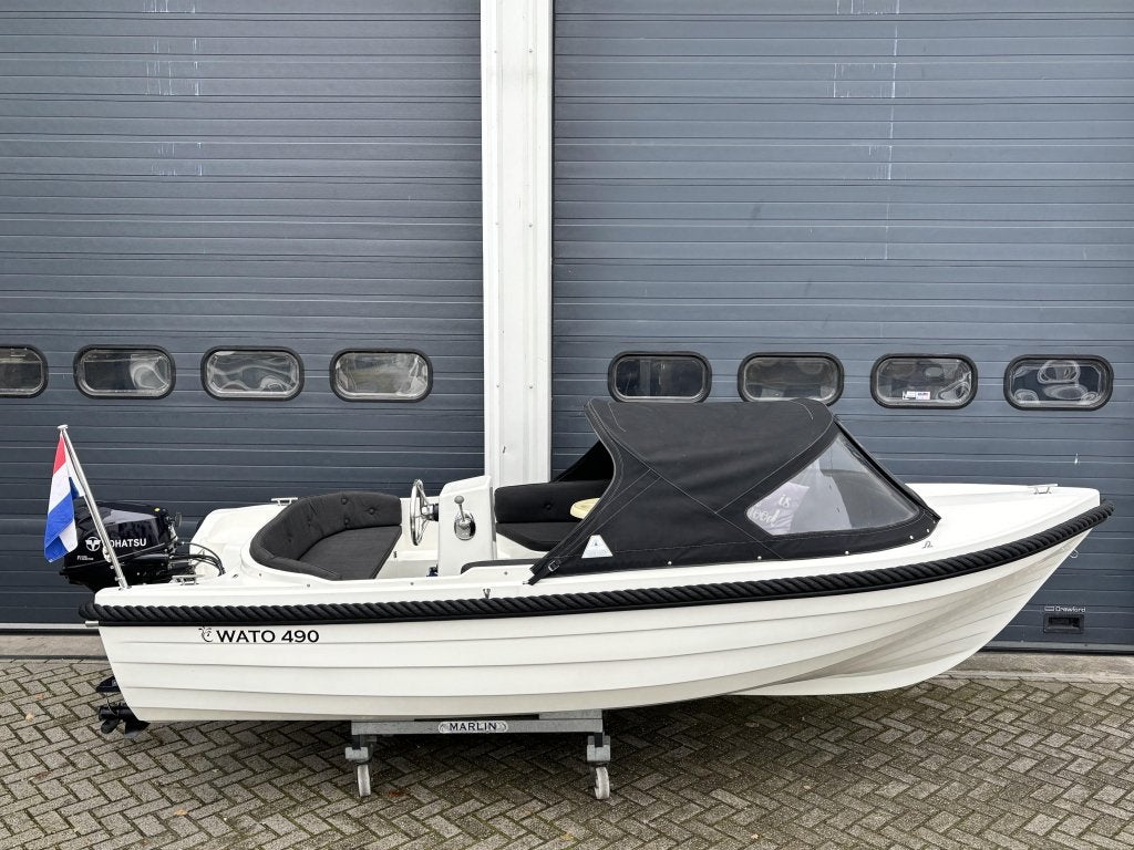 WATO 490 met Tohatsu 15 pk fuel injection, Overige merken, 2 m, Overige typen, Gebruikt