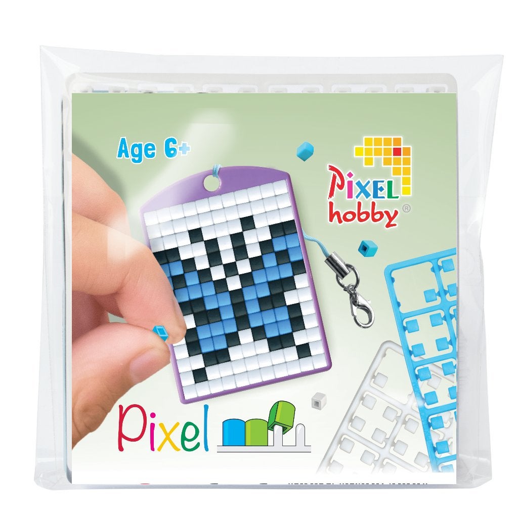 Pixelhobby medaillon startset vlinder sleutelhanger 23122, ., Dieren, Nieuw, Ophalen of Verzenden