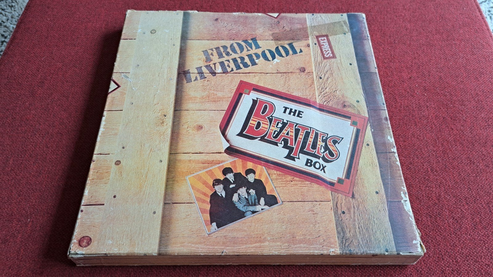 The Beatles Box from Liverpool 8lp Australië persing +poster, Cd's en Dvd's, Vinyl | Pop, Ophalen of Verzenden, LP