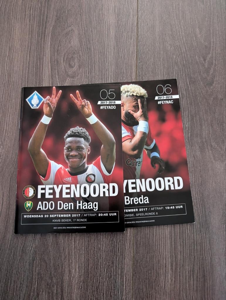 Feyenoord wedstrijdmagazine FEY-NAC + FEY-ADO, Ophalen of Verzenden, Nieuw, Feyenoord, Boek of Tijdschrift