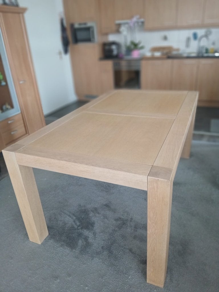 Eettafel, Ophalen, 100 tot 150 cm, Zo goed als nieuw, Vijf personen of meer