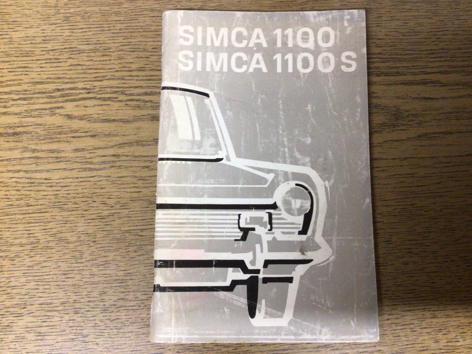 Handleiding Simca 1100 en 1100S, Boeken, Ophalen of Verzenden, Zo goed als nieuw, Overige merken