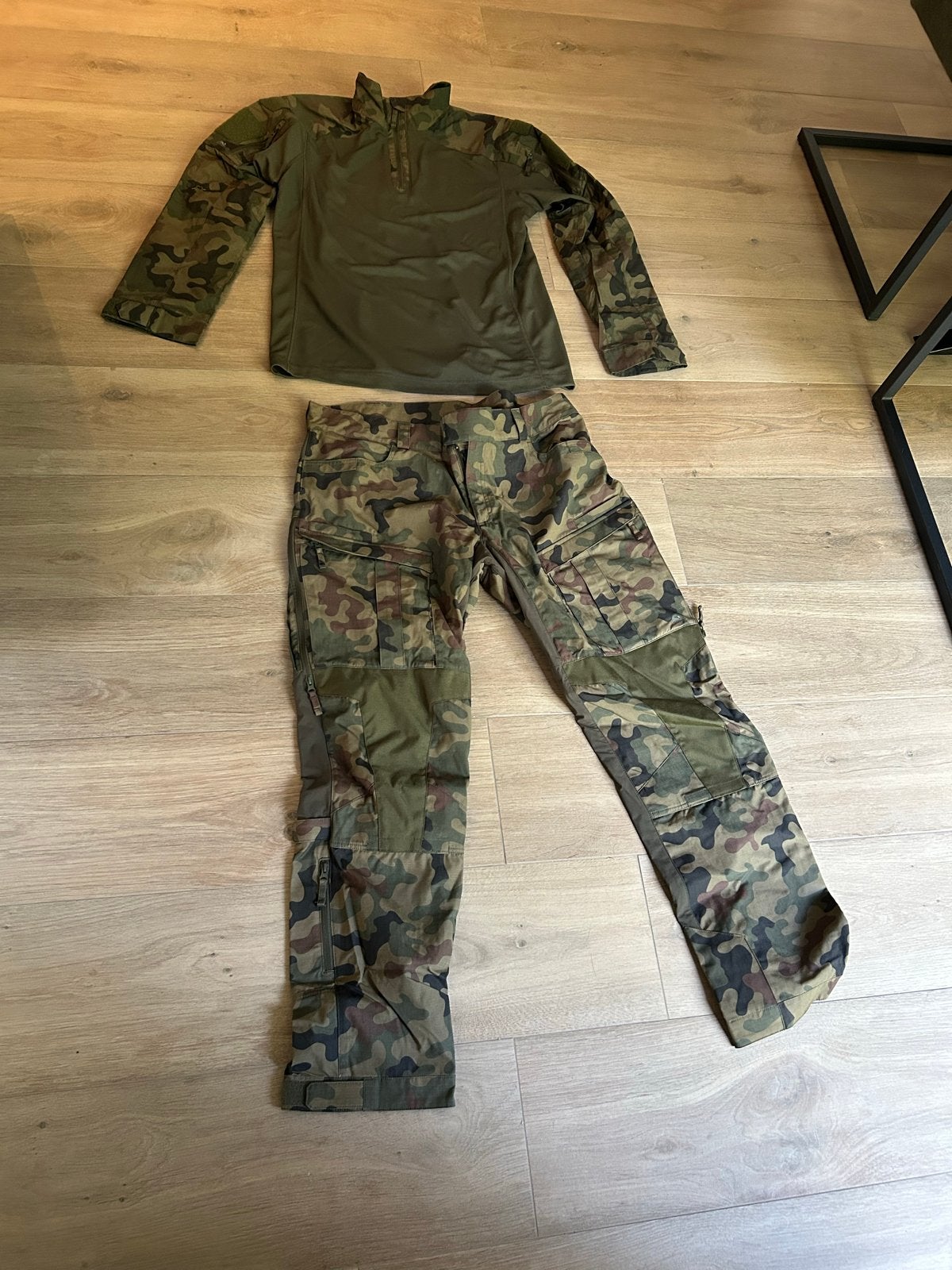 Helikon-Tex Combat Set - Camouflage Broek & Shirt, Ophalen of Verzenden, Nieuw, Overige maten, Groen