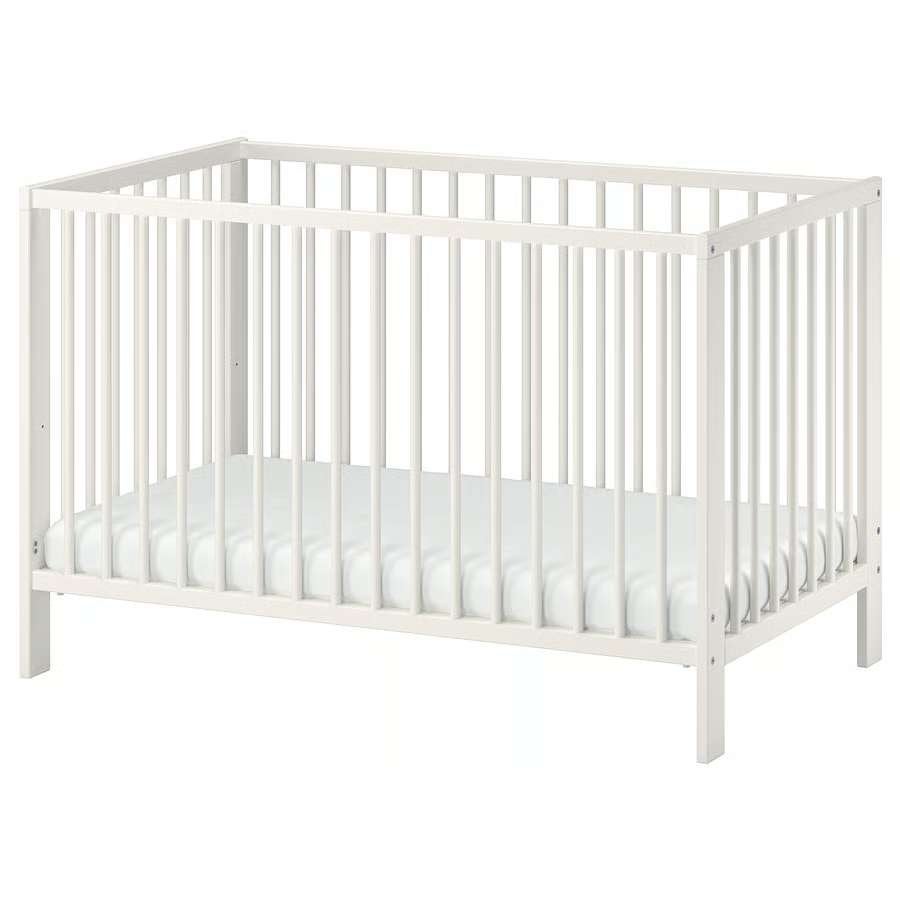 Gulliver baby bedje, wit, 60 x 120 cm, Zo goed als nieuw, Minder dan 140 cm, Minder dan 70 cm, Ophalen