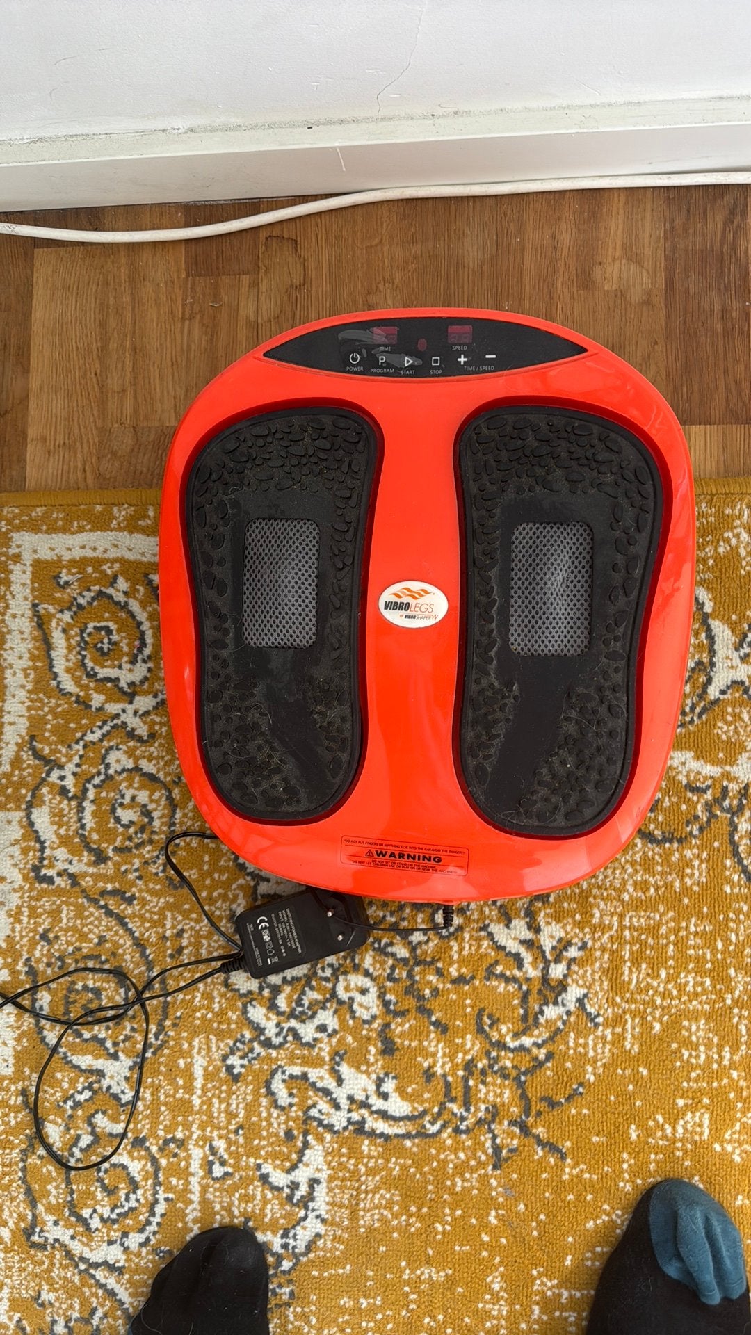 Vibrolegs beenmassage, Sport en Fitness, Massageproducten, Ophalen of Verzenden, Zo goed als nieuw, Apparaat