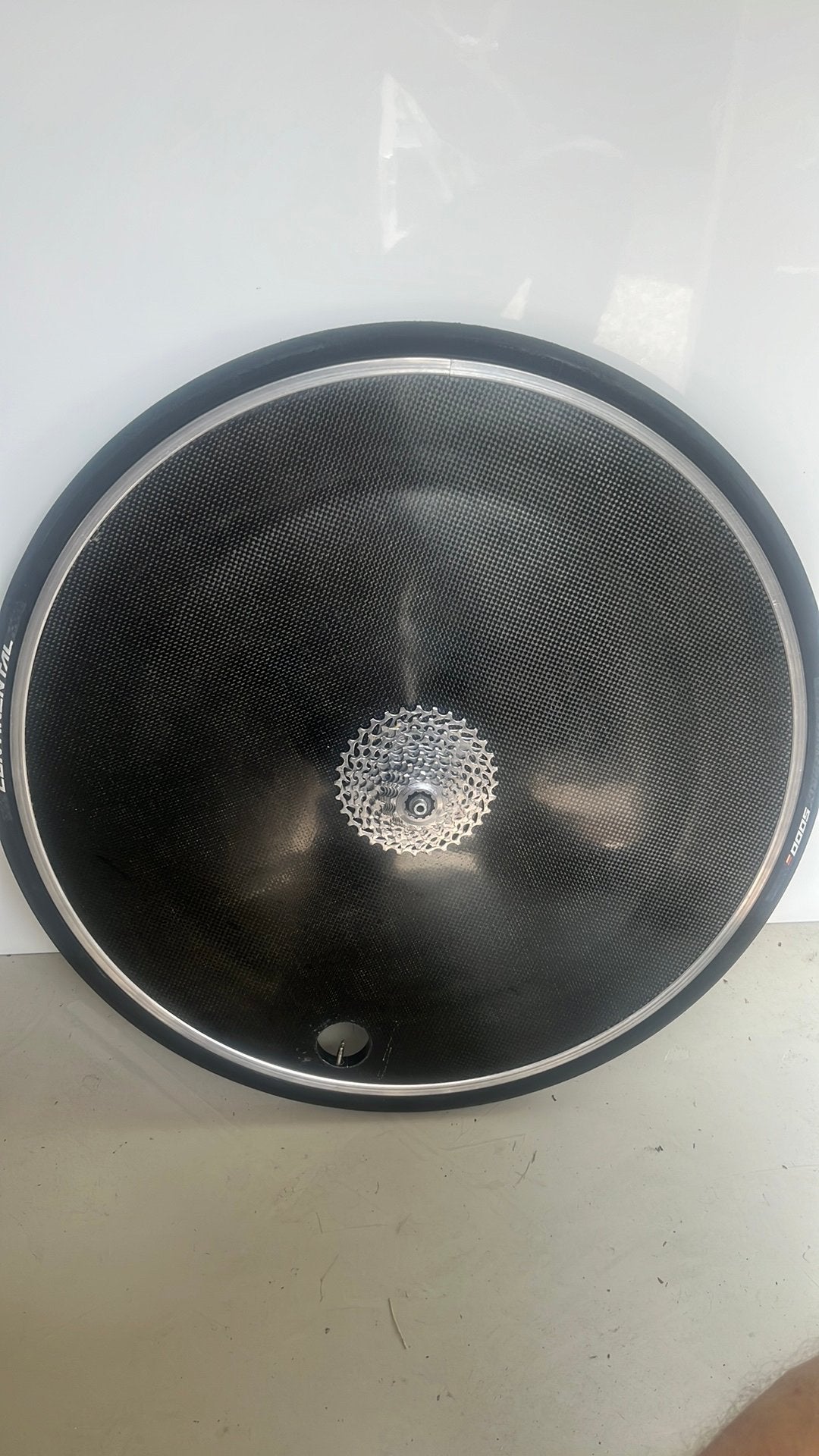 Dicht achterwiel tijdrit disc tt, Ophalen of Verzenden, Zo goed als nieuw, Band, Aluminium