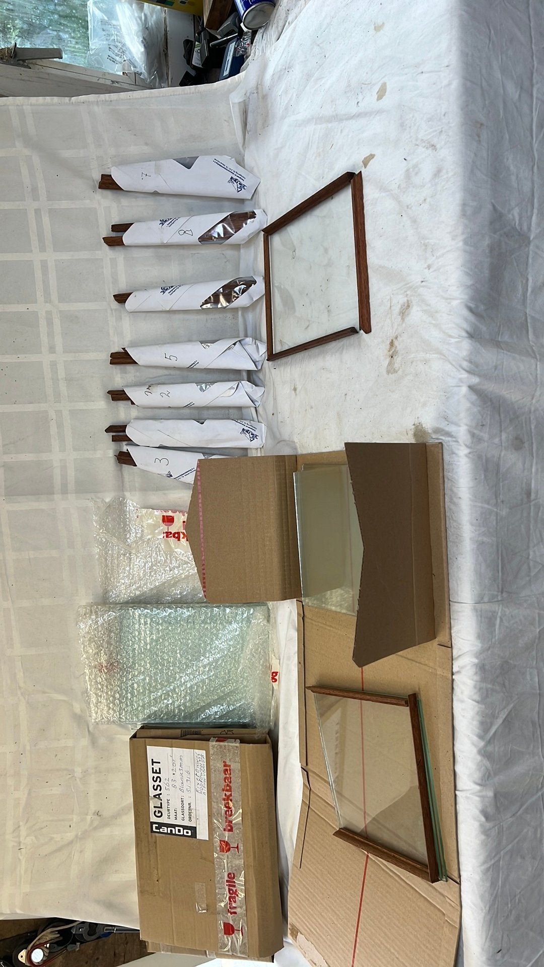 Glasset deur cando 562, Binnendeur, Nieuw, Ophalen of Verzenden, Glas