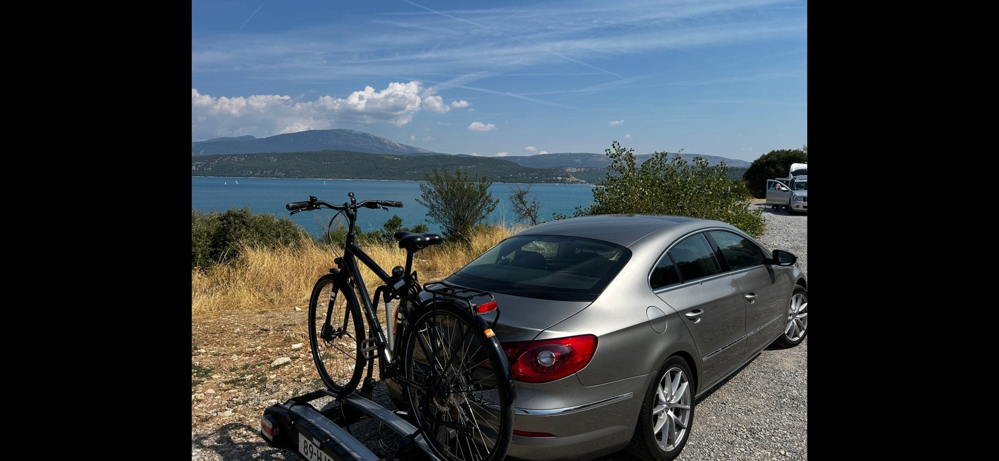 Thule VeloSpace 918 fietsendrager voor 2 fietsen, Auto diversen, Fietsendragers, Ophalen, Gebruikt, Brede banden, 2 fietsen