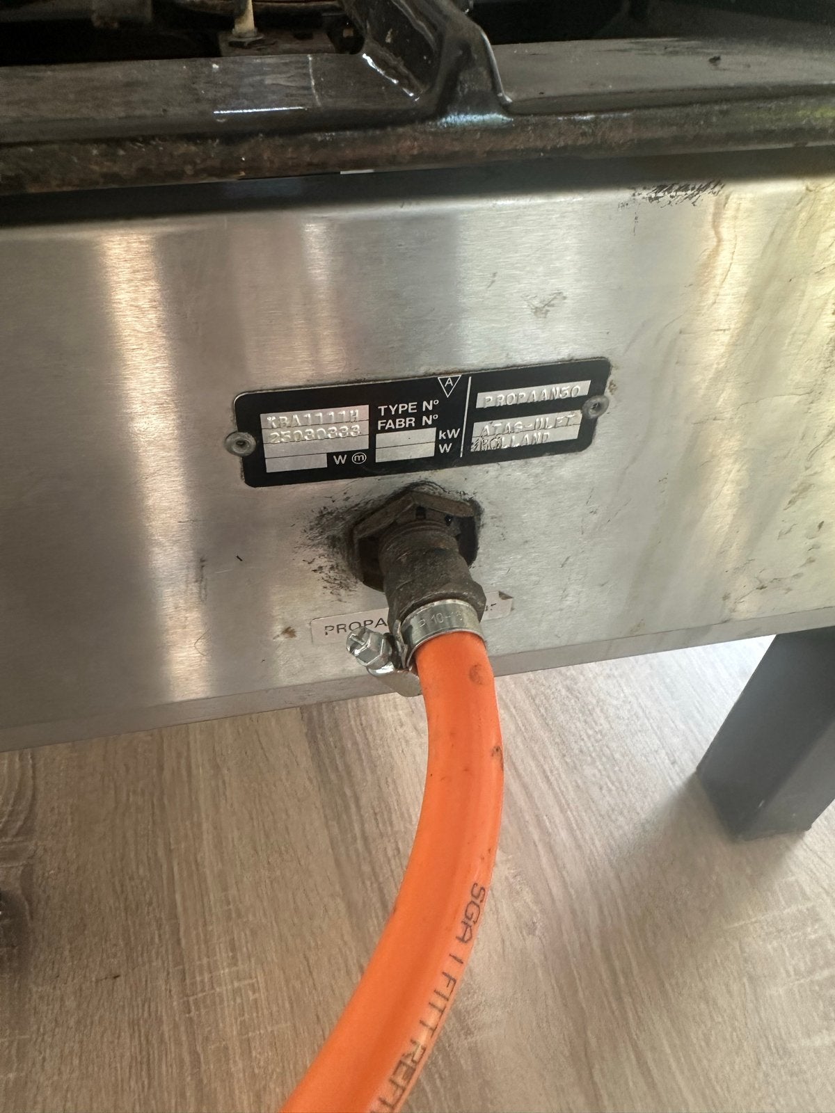 ATAG Professionele Gasbrander - Perfect voor Buitenkeuken, Ophalen, Gebruikt, 3 kookzones of minder, Gas