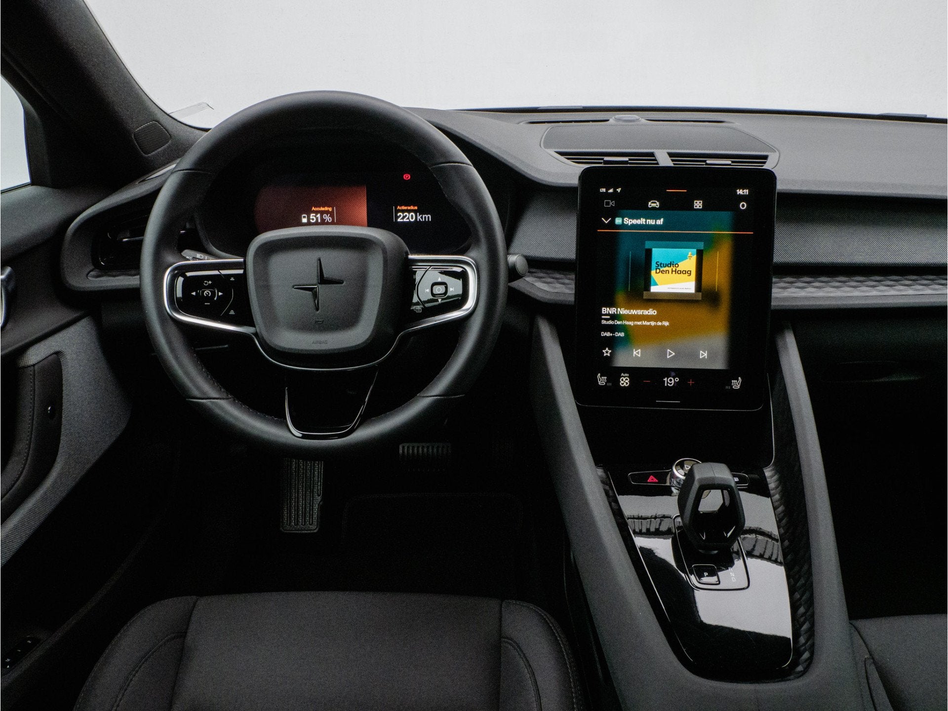 Polestar 2 Long Range Single Motor 78 kWh SOH 96% 20" Lmv/ C, Auto's, Polestar 2, Stof, Gebruikt, Zwart