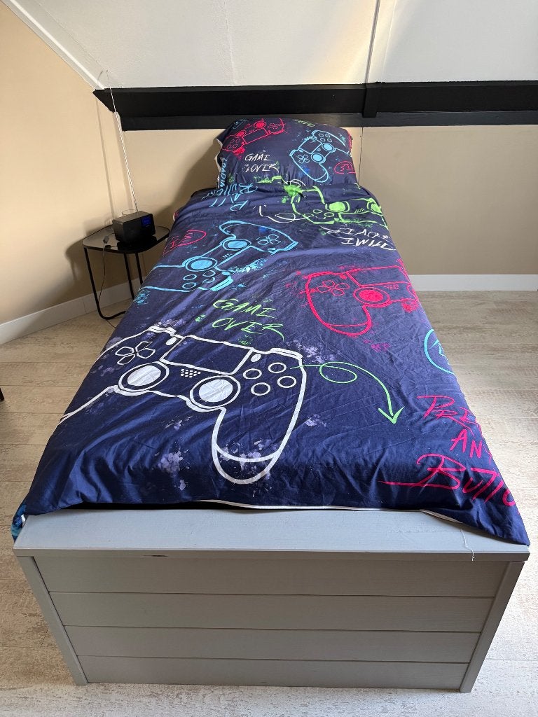 Bed Kinderkamer Woood, Ophalen, 85 tot 100 cm, Gebruikt, Lattenbodem