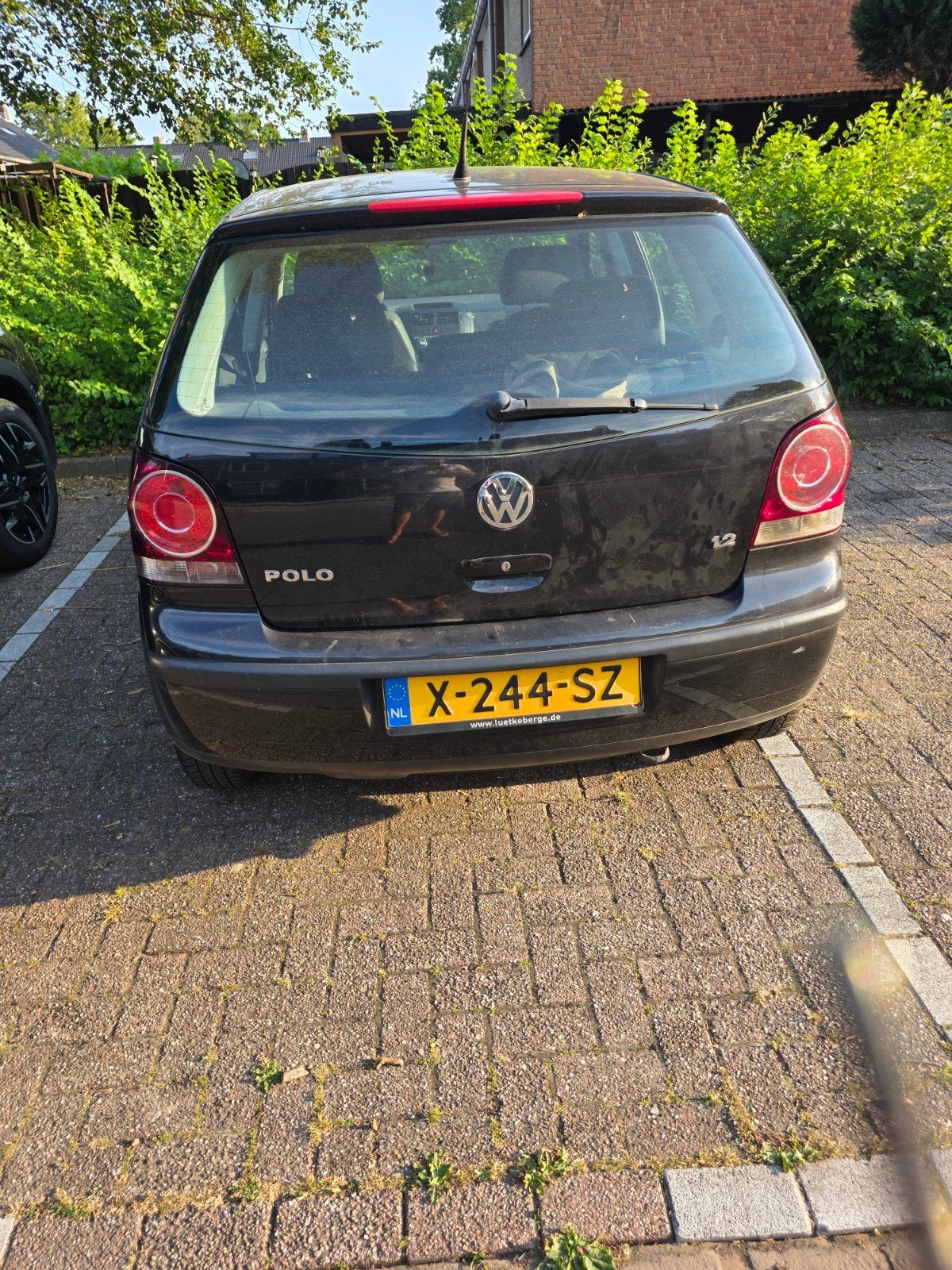 Volkswagen Polo 1.2 47KW 2006 Zwart, Auto's, Voorwielaandrijving, 540 kg, 1198 cc, Zwart