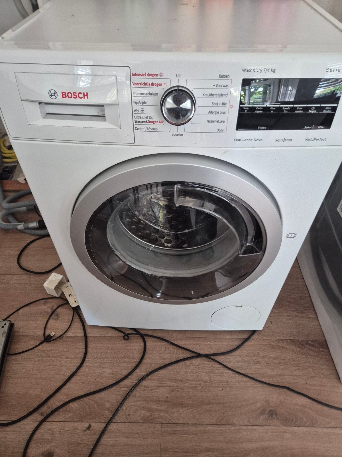 Bosch Serie 6 Was-droogcombinatie 7/4 kg, Witgoed en Apparatuur, 6 tot 8 kg, Ophalen of Verzenden, Gebruikt, 85 tot 90 cm
