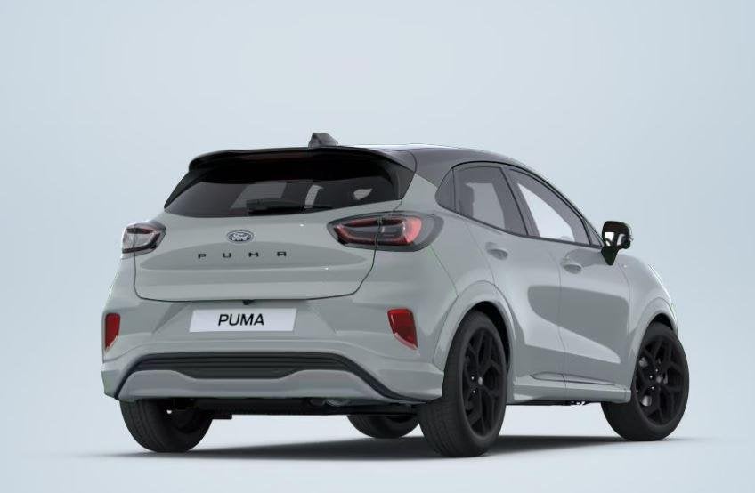Ford Puma 1.0 155 PK Automaat Hybrid ST-Line | Black Pack |, Auto's, 12 maanden, Stof, Puma, Zwart