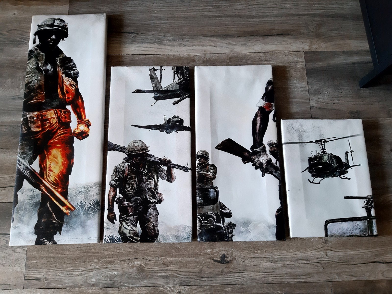 Militairen Op Canvas, Ophalen of Verzenden, Gebruikt, Print