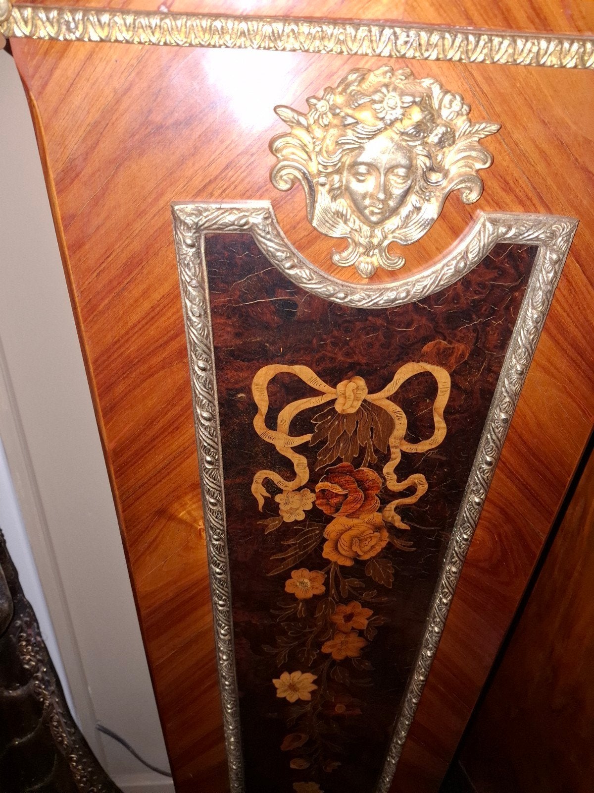 Boulle Klok met Console - Prachtig Inlegwerk, Antiek en Kunst, Ophalen