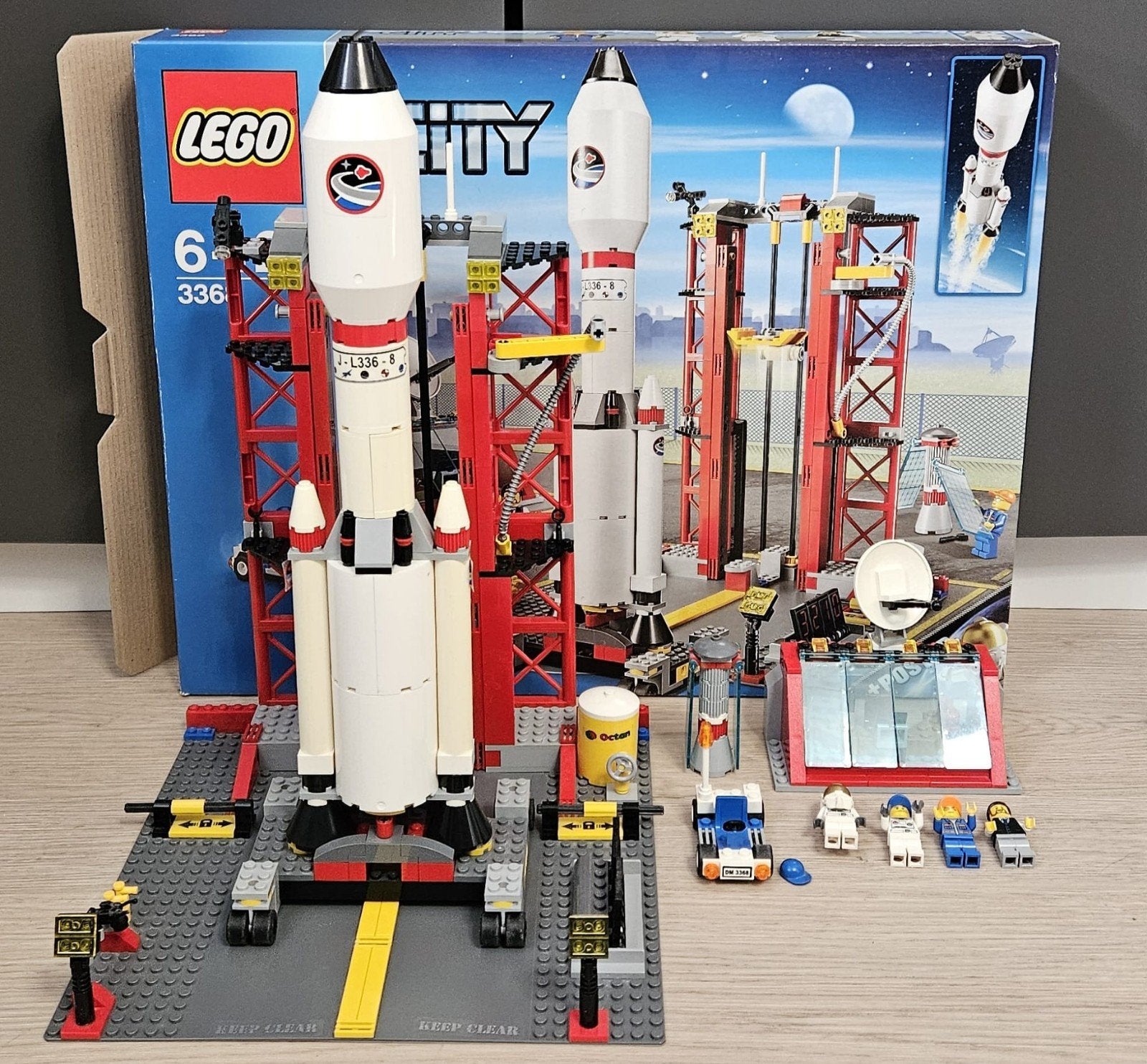 Lego City Space Center set 3368, City, Lego, Ophalen of Verzenden, Zo goed als nieuw