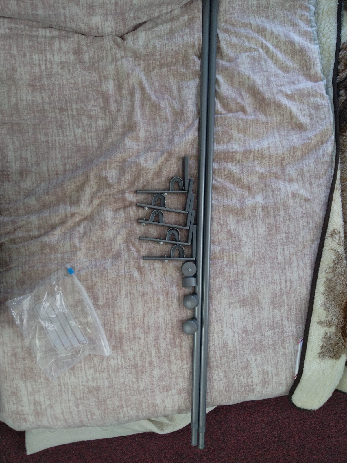Ikea Gordijnroede,, Ophalen, Grijs, 50 tot 100 cm, Minder dan 100 cm