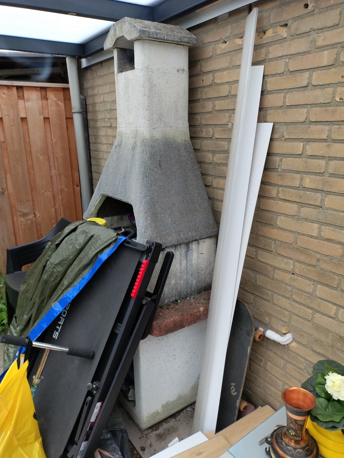 Stenen barbecue voor buiten, Tuin en Terras, Vuurkorven, Ophalen