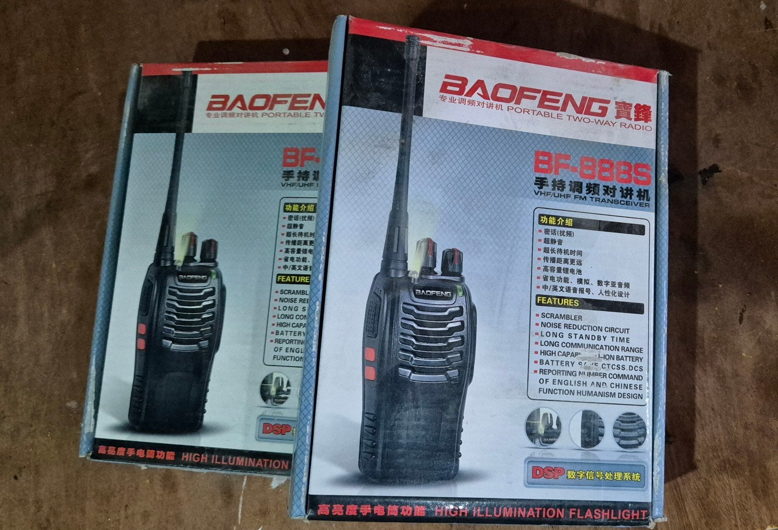 BAOFENG BF-888S Portofoons (2 stuks), Ophalen of Verzenden, Zo goed als nieuw, Portofoon of Walkie-talkie, Handsfree-functie
