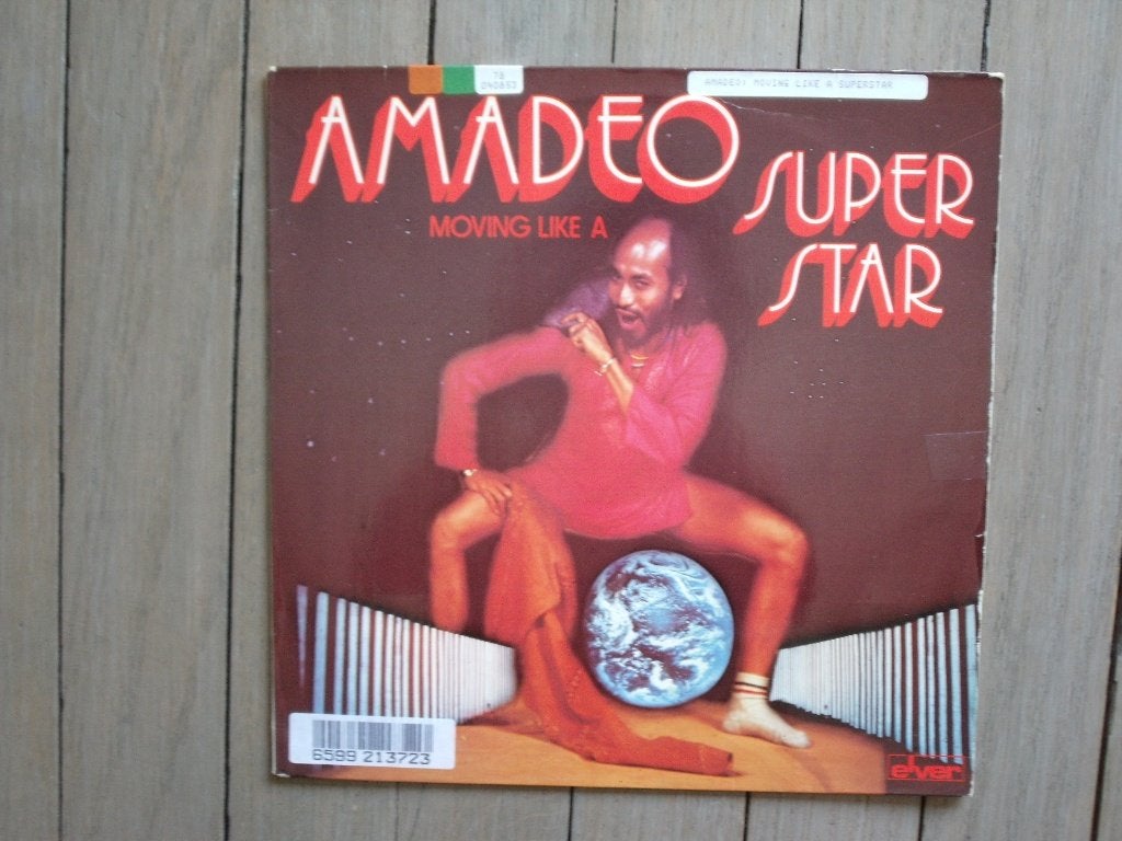 Amadeo - Moving like a superstar, LP, Gebruikt, Ophalen of Verzenden, 12 inch