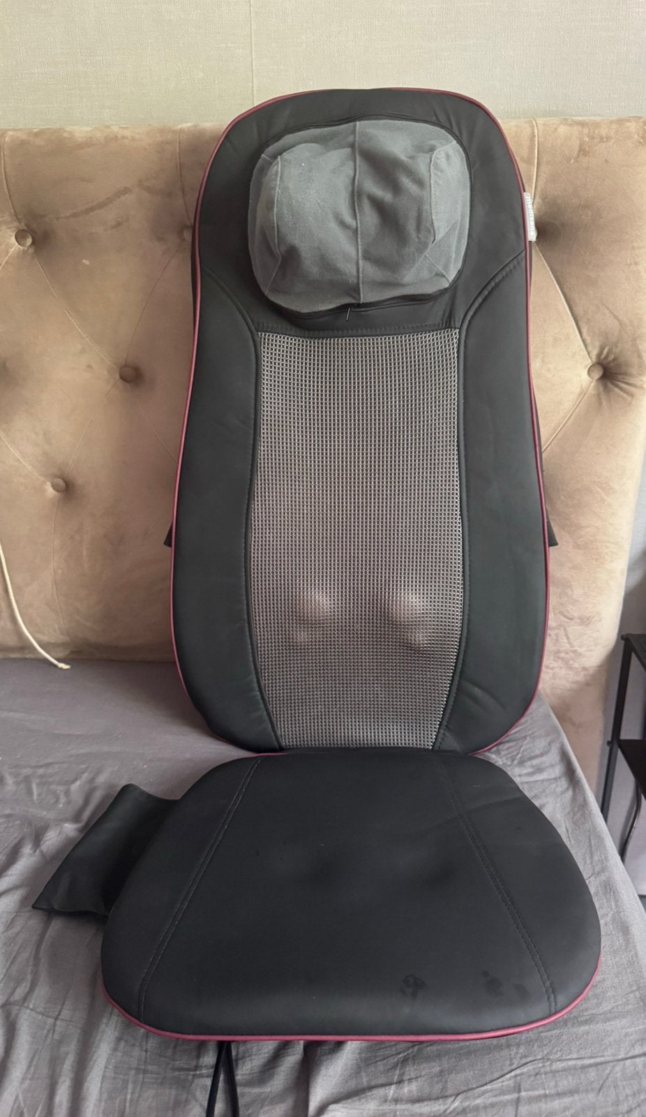 Medisana MC 85L Shiatsu Massage Seat Cover, Ophalen of Verzenden, Zo goed als nieuw, Massagestoel of Kussen